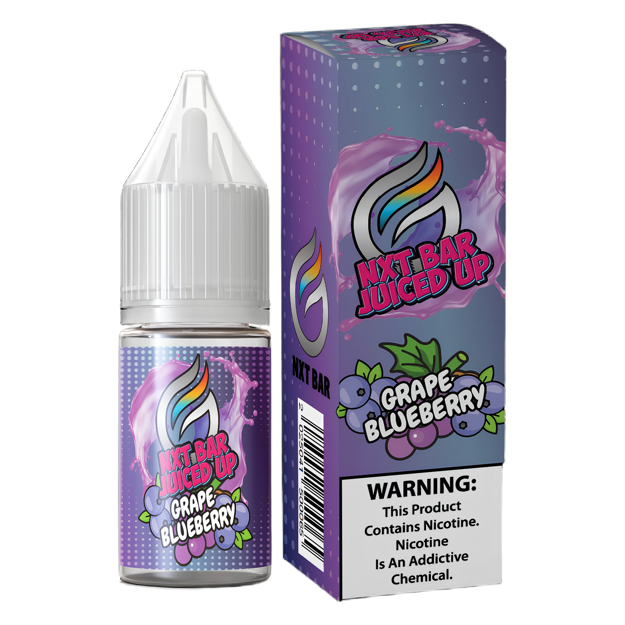 NXT BAR Juiced Up – Grape Blueberry Nic Salt E-Liquid